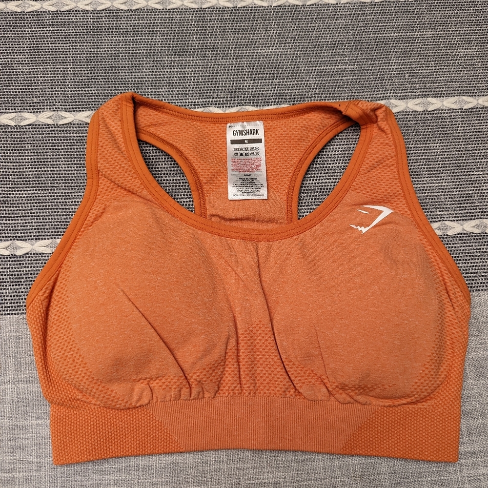 Gym shark sports bra (M) NWT